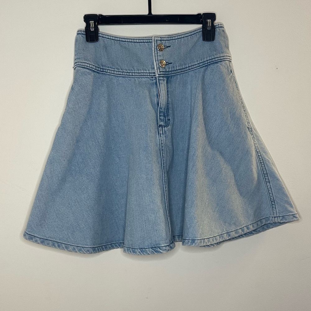 Claudie Pierlot Light Blue Denim Skirt